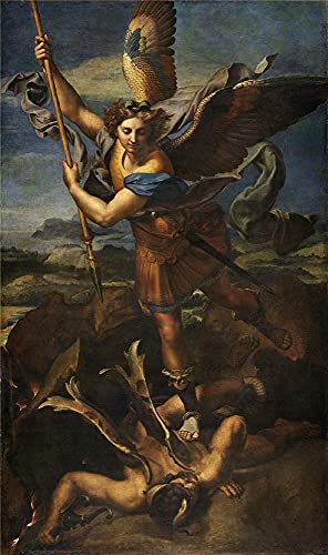 GWYDYB DIY 5D Diamond Painting Sets, Raphaels berühmte Gemälde - Erzengel Michael und Satan - Wanddekoration 40×50cm GWYDYB DIY 5D Diamond Painting Sets, Raphaels berühmte Gemälde - Erzengel Michael und Satan - Wanddekoration 40×50cm von GWYDYB