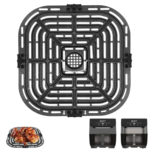 GWYSY Luftfritteuse Ersatzteile für Instant Vortex Plus 6QT Instant Pot Vortex Plus 6QT Clear Cook Air Fryer Air Fryer Zubehör Antihaft-Grillpfanne Grillplatte Rack Tray Crisper Plate von GWYSY