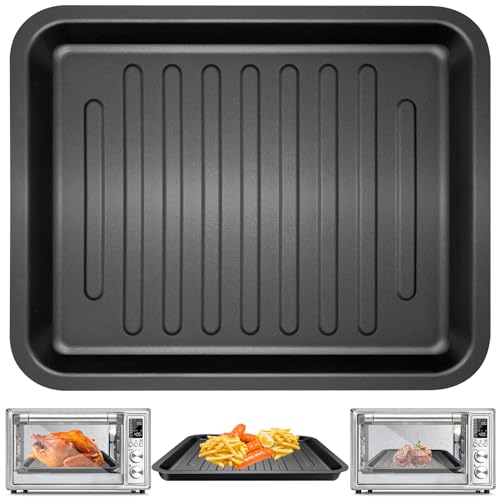 Air Fryer Toaster Oven Accessories for COSORI Smart 12 in 1 C130 CS130 CO130 Convection Oven, 14’’*12’’ Non-Stick Rectangle Air Fryer Rack Replacement Parts Grill Pan Grill Plate Crisper Plate Tray von GWYXC