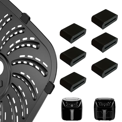 GWYXC Ersatz-Gummipuffer für PowerXL Vortex Pro 6QT 8QT PowerXL 4QT Digital Air Fryer Tray 6 Stück Gummifüße Air Fryer Silikon Bumper Ersatz Gummilaschen Air Fryer Ersatzteile von GWYXC