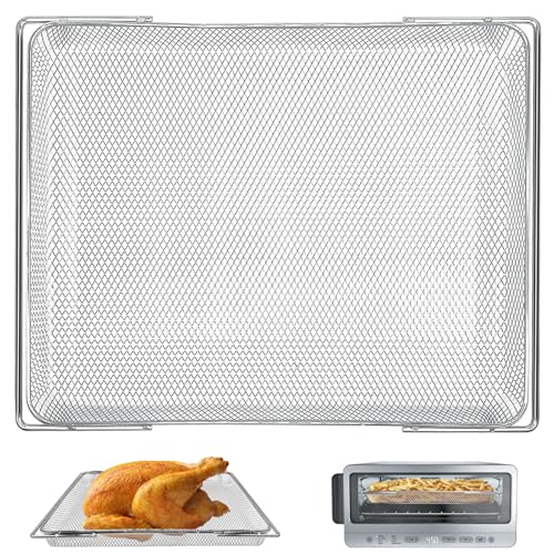 GWYXC Luftfritteuse Ersatzteile für Ninja Flip Toaster Ofen & Luftfritteuse SP151, 34,8 x 27,7 cm Lebensmittelqualität Edelstahl Air Fryer Zubehör Korb Grillrost, spülmaschinenfest GWYXC Luftfritteuse Ersatzteile für Ninja Flip Toaster Ofen & Luftfritteuse SP151, 34,8 x 27,7 cm Lebensmittelqualität Edelstahl Air Fryer Zubehör Korb Grillrost, spülmaschinenfest von GWYXC