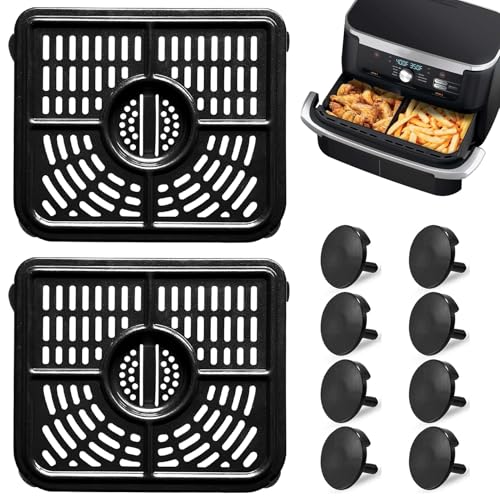 GWYXC Luftfritteuse Ersatzteile für Ninja Foodi 7-in-1 MegaZone XL FlexBasket Luftfritteuse, 2 Stück Luftfritteusen-Zubehör, Grillpfannen-Platte, Crisper Plate Rack Tray mit Gummipuffer GWYXC Luftfritteuse Ersatzteile für Ninja Foodi 7-in-1 MegaZone XL FlexBasket Luftfritteuse, 2 Stück Luftfritteusen-Zubehör, Grillpfannen-Platte, Crisper Plate Rack Tray mit Gummipuffer von GWYXC