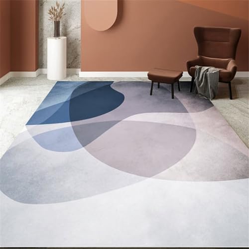 GX-YJX Living Room Rug Leichter Teppich Rutschfester Lounge-Teppich Abstrakter Moderner Teppich Farbe 200X300Cm von GX-YJX
