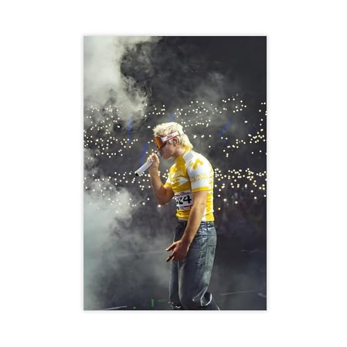 GXAFHJ Exklusive Kunst, cooles Rapper-Sänger-Ski-Aggu-Portrait-Poster, 3 Leinwand-Poster, Wandkunst, Dekordruck, Bild Gemälde für Wohnzimmer, Schlafzimmer, Dekoration, 20 x 30 cm GXAFHJ Exklusive Kunst, cooles Rapper-Sänger-Ski-Aggu-Portrait-Poster, 3 Leinwand-Poster, Wandkunst, Dekordruck, Bild Gemälde für Wohnzimmer, Schlafzimmer, Dekoration, 20 x 30 cm von GXAFHJ