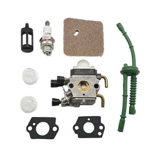 Geeignet for FS38 FS45 FS46 FS55 KM55 FS80 FS85 Vergaser Ölfilterleitung Dichtungszubehör(Carburetor Set) von GXAOeUX