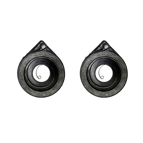 Geeignet for chinesische Kettensäge 4500 5200 5800 45CC 52CC 58CC Ersatzteile 1/2 Stück Einzel Rückstoßstartfeder(2pcs) von GXAOeUX