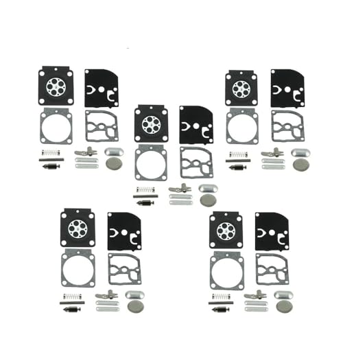 for RB-100 C1Q HS45 FS55 FS38 BG45 MM55 Kettensäge Vergaser Reparatur und Wiederaufbau Dichtung Kit(5PCS) von GXAOeUX