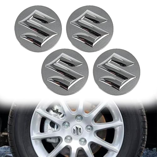 GXDFC 4 Stück 54mm Auto Radnabenkappen Nabendeckel für Suzuki Kizashi, Radnabenabdeckung Center Felgendeckel Radkappen Wheel Caps,normal-B von GXDFC