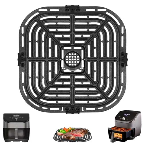 GXF Air Fryer Zubehör für Instant Vortex Plus 6QT Clear Cook Air Fryer Instant Vortex Plus 6QT Air Fryer Air Fryer Zubehör Antihaft-Ersatzteile Grillpfanne Platte Rack Tray Crisper Plate von GXF