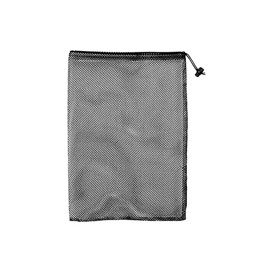 GXFCAI Mesh Stuff Sack Durable Nylon Mesh Drawstring Laundry Rinsing Swimming Camping V4U9 Beach Bag Reisetaschen Outdoor Spielzeug Werkzeug von GXFCAI