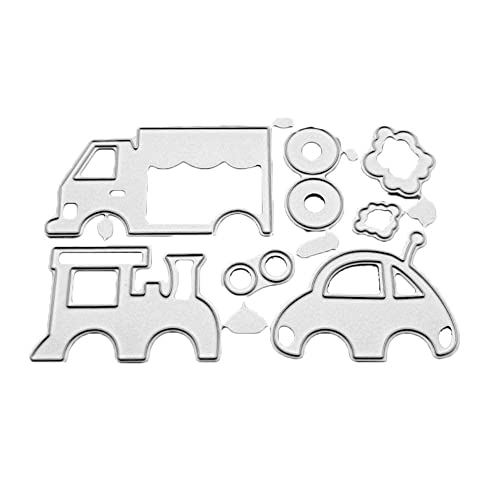 Metall-Stanzformen, Stanzform, kleine LKW-Dekoration, Klingenform, Bastelstanzer, K1A5, Messer, Scrapbook, Form, Schablonen, Papier von GXFCAI