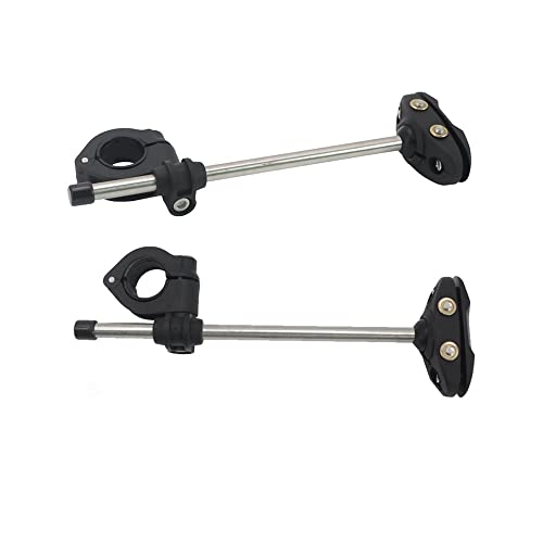 GXFCASE Windschutzscheibe Einstellbare Universalverkleidung Windschutzscheibenhalterung Kit Halterung Für Motorrad Mit 22MM 25MM 28MM Lenkerständer Klemmhalter Windschild Motorrad von GXFCASE