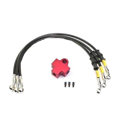 M10 Banjo-Öl-Pleuelstangen-Adapter Anwendbar Für Suzuki AVT-Bremsadapter Motorrad-Hydraulikschlauch-Anschluss Motorrad Bremsschlauch(Blanc) von GXFCASE