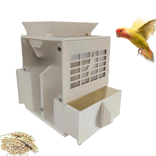 Geflügelfutterschalengebläse, Elektrischer Getreidetrenner, Vogelfutterschalengebläse, Effektive Getreidetrennung, 2 Schubladen, for Hirse, Sonstiges Getreide, Melonenkerne(3) von GXGSDM