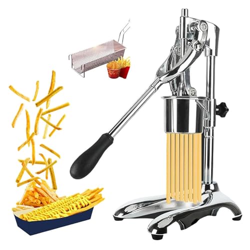Pommes-Frites-Maschine, kommerzielle Pommes-Frites-Maschine, mit Frittierkorb, macht 12 Pommes Frites auf einmal, gewichtete Basis, verwendet for Restaurants, Küchen, Lebensmittelstraßen von GXGSDM