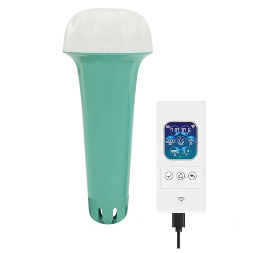 Pool-Salztester, Poolthermometer, WLAN-Verbindung, digitaler Qualitätswassertester, for Pool-Salzlösung, 7-in-1-Salzgehalt-PH-Temperatur-EC- und TDS-Messgerät, Aquarium-Pool-Whirlpool Pool-Salztester, Poolthermometer, WLAN-Verbindung, digitaler Qualitätswassertester, for Pool-Salzlösung, 7-in-1-Salzgehalt-PH-Temperatur-EC- und TDS-Messgerät, Aquarium-Pool-Whirlpool von GXGSDM