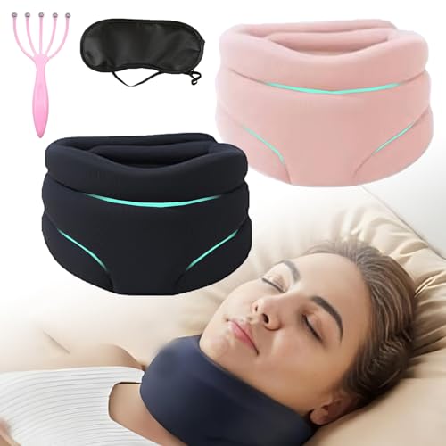 Neuleben Snooze NackenstüTze, Neuleben, Snooze - Schlafhilfe NackenstüTze, Neuleben Snooze Schlafhilfe NackenstüTze Gegen Schnarchen, Neuleben RüCkenstrecker, Snooze Loop Nackenkissen (2pcs-c) von GXHNB