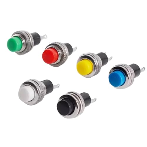 10pcs 10mm Momentary ON OFF Push Button Switch DS-314 DS-316 Self Return Switch(DS-314 red) von GXHOVYKWP