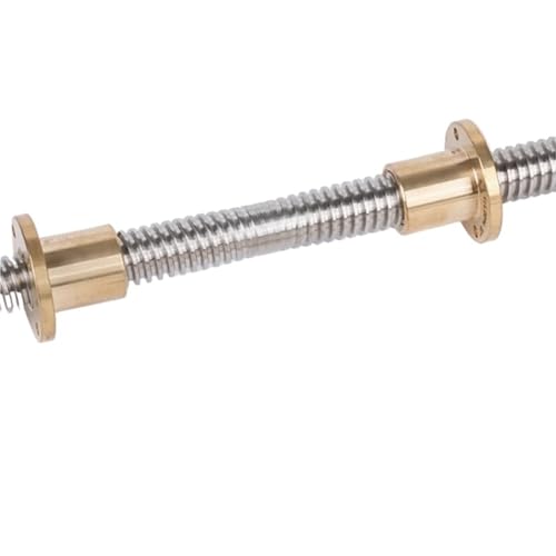 304 Stainless Steel Threaded Rod Lead Screw with T16 Lead Screw right-left Brass Nut for 3D Printer Machine Z Axis Linear Guides(150mm) von GXHOVYKWP
