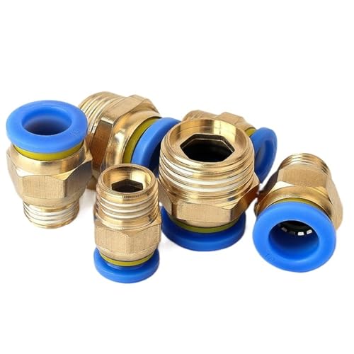 50PCS PC Pneumatic Fitting Air Connector Quick Connecors Fitttings PC4-M5 PC4-01 PC6-01 PC6-02 1/8" 1/4" 3/8" 1/2" Male Thread(OD 12mm,1/2") von GXHOVYKWP