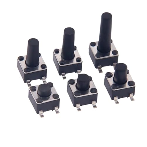 50pcs 4.5x4.5 Push Button Switch SMD 4.5x4.5x3.8 Touch Switch 4.5 * 4.5 * 4.3/5/6/7/8/8.5/9mm SMD 4Pin(4.5x4.5x9) von GXHOVYKWP