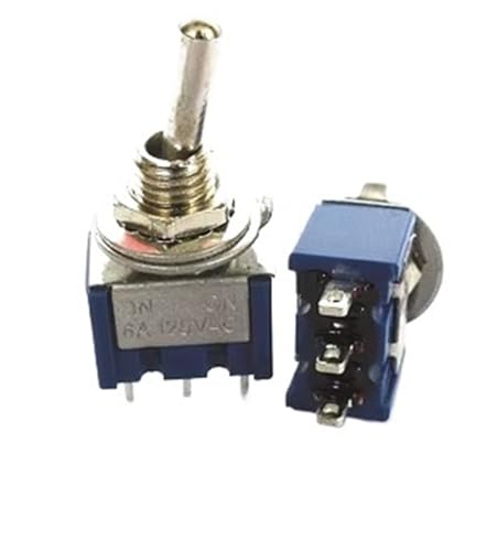 5pcs Miniature Toggle Switch SPDT DPDT ON-OFF-ON ON-ON 125VAC 6A MTS-102 103 202 Rocker Switch(MTS-102) von GXHOVYKWP