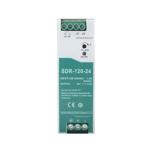 SDR-120-24 100-240AC to 24V 5A 120W Din Rail Power Supply(24V) von GXHOVYKWP