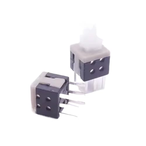 Tact Tactile Mini On Off Self-Locking Switch Push Button Momentary Latching 5.8 * 5.8/7 * 7/8 * 8/8.5 * 8.5mm DIP 6 Pin(5.8x5.8,10 pieces) von GXHOVYKWP