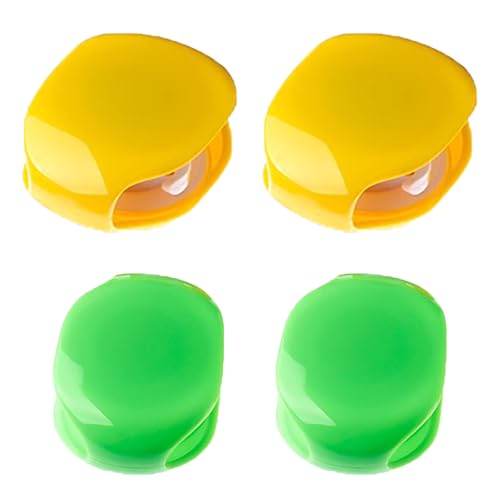 Automatic cord reel, Retractable Recovery Cord Reel Wire Collection Organizer, for USB Cables, Headphone Cable, Data Charging Cable Tangle (2*Yellow+2*Green) von GXJIXf