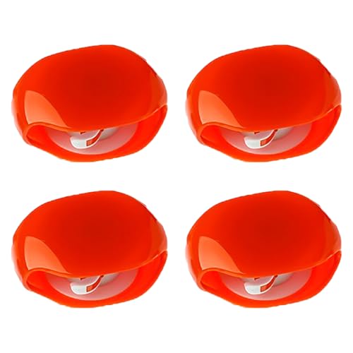 Automatic cord reel, Retractable Recovery Cord Reel Wire Collection Organizer, for USB Cables, Headphone Cable, Data Charging Cable Tangle (4*Orange) von GXJIXf