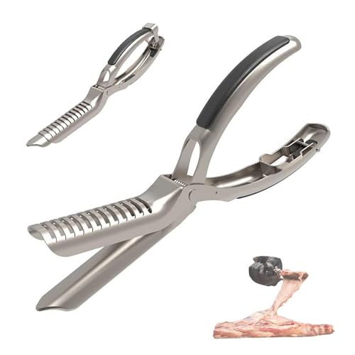 Stainless Steel Rib Membrane Remover Tool, Rib Prep Tool, Ergonomic Design, Kitchen Gadgets for Barbecue Enthusiasts & Chefs (1 PCS) von GXJIXf