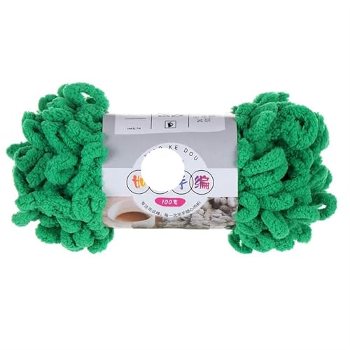 1pc 100g Dickes Garn for Stricken DIY Finger Loop Garn Handgestrickt Home Kissen Decke Circle Line Chenille Garn(Color-18) von GXMDSGZ