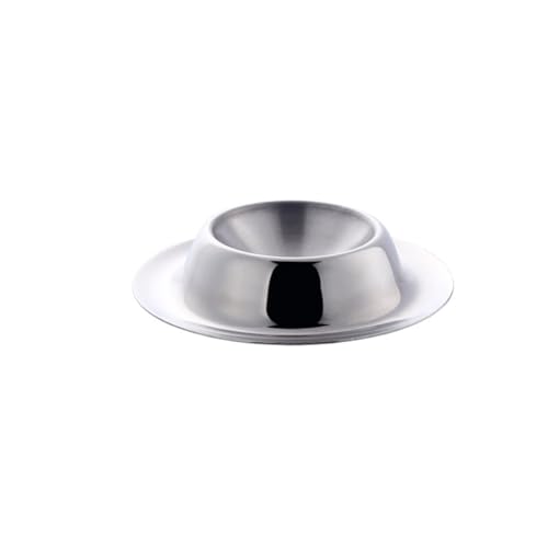 4 STÜCKE robust Küche Gekochtes Metall Eierbecherhalter Frühstück Ei Dessert Eis Pudding Kaviar Tasse Küche Gadget(4 silver) von GXMDSGZ