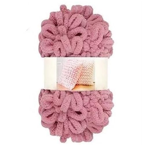 Fingerschlaufenfaden, Donut-Ohrgarn, DIY, handgefertigtes Dekokissen, dick gestrickter Schal, Decke, grobes Garn, Garnmasse(6616 leather powder) von GXMDSGZ