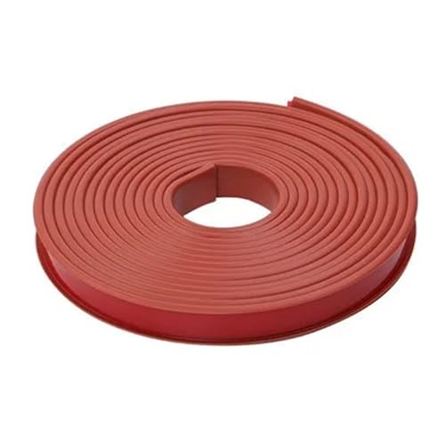 Flexible Zierleiste 10M U-förmige Kantenanleimung Tisch- und Stuhlkantenanleimung Selbstklebende kratzfeste Eckenschutzmöbel-Dekorleiste(Brown,10M_9MM) von GXMDSGZ