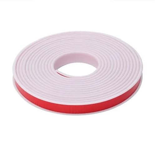 Flexible Zierleiste 10M U-förmige Kantenanleimung Tisch- und Stuhlkantenanleimung Selbstklebende kratzfeste Eckenschutzmöbel-Dekorleiste(White,10M_22MM) von GXMDSGZ
