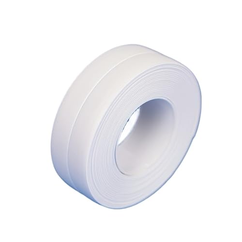 Flexible Zierleiste Wasserdichtes Wandband PVC-Dichtungsband Küchenspüle Arbeitsplatte Schimmelschutzband Badezimmer Dusche Badewanne Wandaufkleber(2.2cmx10m) von GXMDSGZ
