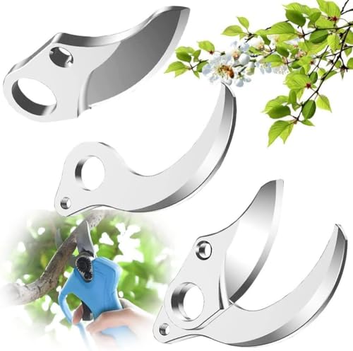 GXQFF Elektrische Gartenschere Akku Ersatzmesser 2 Stück Glatter Und Sauberer Einschnitt AST-Schere Ersatzklinge Für Elektrische Astschere Feste Klinge Und Bewegliche Klinge-Upper Blade||30/35/40mm von GXQFF