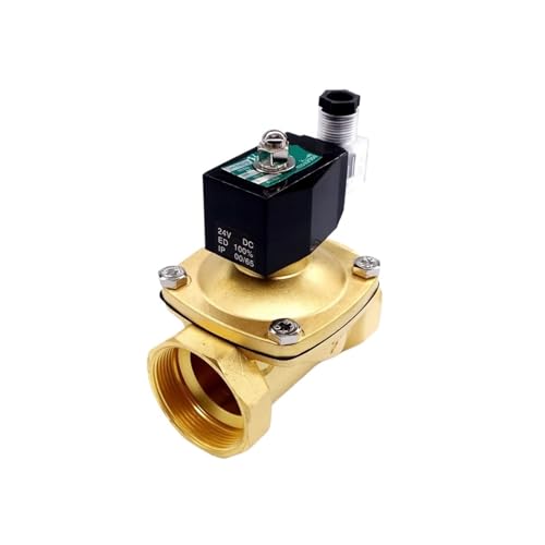 1 STÜCKE 2-wege-messing 6 bar Normalerweise Geschlossen 1-1/4 "Gasmagnetventil 24 V DC AC220V(110v Ac) von GXRQLHYZ