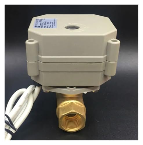 2-Wege-Messing 1/4'' Elektromotorventil Metallgetriebe mit Positionsanzeige und Signalrückmeldung DC12V/DC24V IP67(Dc12-cr201,DN8 B/S/P Thread) von GXRQLHYZ