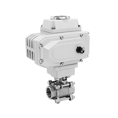 G3/4 Innengewinde-Kugelhahn Zweiwege-Hochplattform-Elektro-Kugelhahn Edelstahl Q911F-16P(24VDC) von GXRQLHYZ