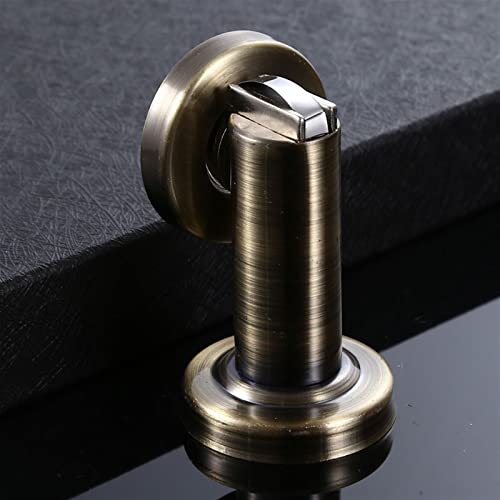 GXRQLHYZ Starker magnetischer Edelstahl Türsauger Türstopper mit doppeltem Verwendungszweck Türsauger Tür Touch Engineering Türsauger 1St(Red Bronze) von GXRQLHYZ