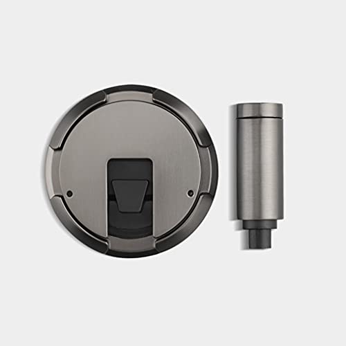 GXRQLHYZ Winddichter Türstopper for Maschinen, robuster Stopper for die Installation von versteckten Löchern in Türen, abnehmbare und verstellbare Türstopper-Hardware(D) von GXRQLHYZ