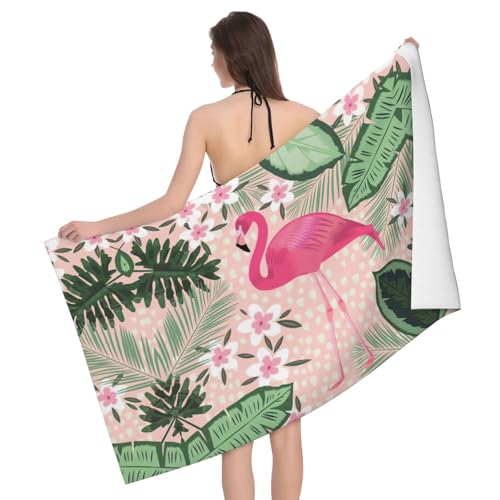 GXUNGT Mikrofaser-Badetücher mit Flamingo-Druck, Badezimmer- und Raumdekoration, Schwimmen, Reisen, Camping, Pool-Handtücher GXUNGT Mikrofaser-Badetücher mit Flamingo-Druck, Badezimmer- und Raumdekoration, Schwimmen, Reisen, Camping, Pool-Handtücher von GXUNGT