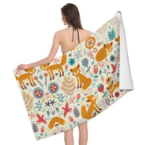 GXUNGT Mikrofaser-Badetücher mit niedlichem Blumenmuster, Badezimmer- und Raumdekoration, Schwimmen, Reisen, Camping, Pool GXUNGT Mikrofaser-Badetücher mit niedlichem Blumenmuster, Badezimmer- und Raumdekoration, Schwimmen, Reisen, Camping, Pool von GXUNGT