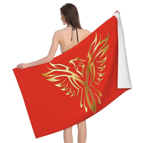 GXUNGT Phoenix-Mikrofaser-Badetücher, Badezimmer- und Raumdekoration, Schwimmen, Reisen, Camping, Pool-Handtücher GXUNGT Phoenix-Mikrofaser-Badetücher, Badezimmer- und Raumdekoration, Schwimmen, Reisen, Camping, Pool-Handtücher von GXUNGT