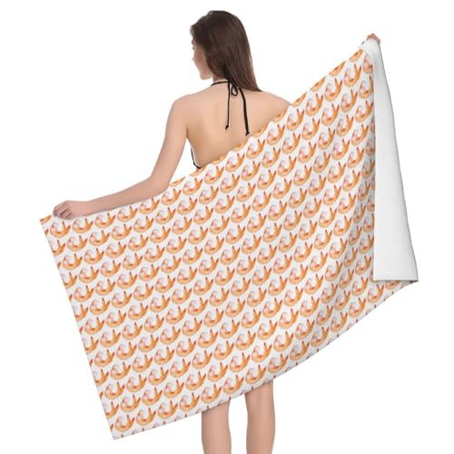 Glutton Garnelen-Druck, Mikrofaser-Badetücher, Badezimmer- und Raumdekoration, Schwimmen, Reisen, Camping, Pool-Handtücher Glutton Garnelen-Druck, Mikrofaser-Badetücher, Badezimmer- und Raumdekoration, Schwimmen, Reisen, Camping, Pool-Handtücher von GXUNGT