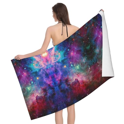 Mikrofaser-Badetücher mit buntem Galaxie-Druck, Badezimmer- und Raumdekoration, Schwimmen, Reisen, Camping, Pool-Handtücher Mikrofaser-Badetücher mit buntem Galaxie-Druck, Badezimmer- und Raumdekoration, Schwimmen, Reisen, Camping, Pool-Handtücher von GXUNGT