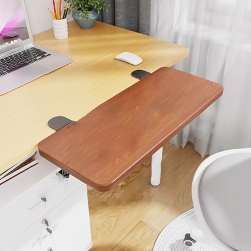 GXXINGIN Tastaturablage unter dem Schreibtisch, verstellbare ergonomische Tastaturplattform mit Armlehnenablage, platzsparende, Faltbare Schreibtischverlängerung für das Büro von GXXINGIN
