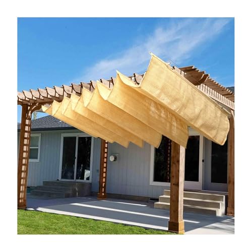GXXINGIN U-förmiges Sonnenschutznetz für den Außenbereich, Pergola-Abdeckung, einziehbare Wellenmarkise mit Sonnensegeln, Wellendach für Pergola, 1 m Breite x 3 m Länge GXXINGIN U-förmiges Sonnenschutznetz für den Außenbereich, Pergola-Abdeckung, einziehbare Wellenmarkise mit Sonnensegeln, Wellendach für Pergola, 1 m Breite x 3 m Länge von GXXINGIN